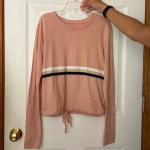 Hollister long-sleeve boyfriend.